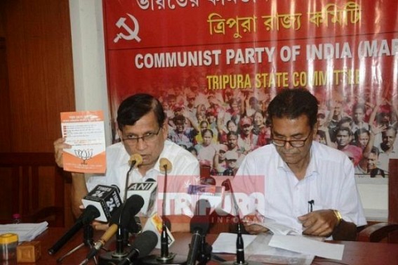 'Since (Modi Era) 2014 Central Funding started decreasing for Tripura', CPI-M quotes Verma Committee 'Report' 
